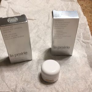 La mer and la prairie travel size creams